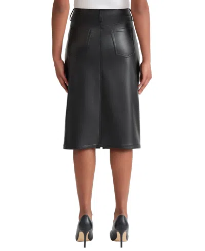 Jones New York Women's Lexington Center Front Slit Midi Skirt In Black