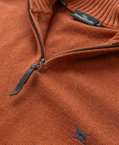 Rodd & Gunn Rodd And Gunn Merrick Bay Quarter-zip Sweater In Brown
