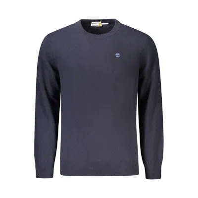 Timberland Blue Wool Men Sweater In Blue
