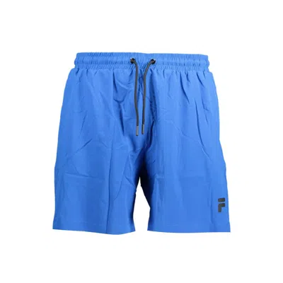 Fila Blue Polyester Swimwear In Blue