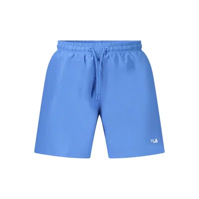 Fila Blue Polyester Swimwear In Blue