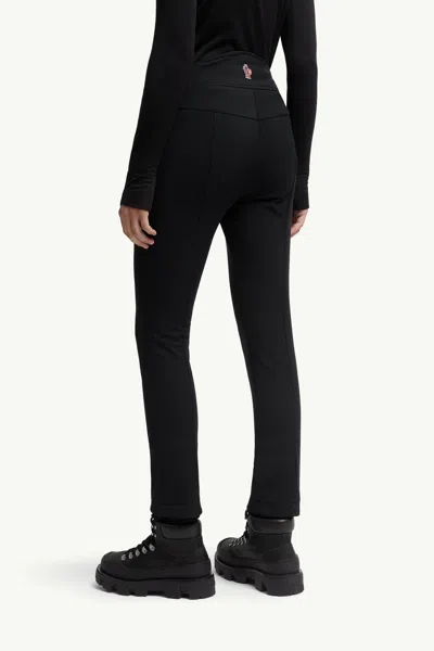 Moncler Grenoble Black Stretch Polyester Blend Pant