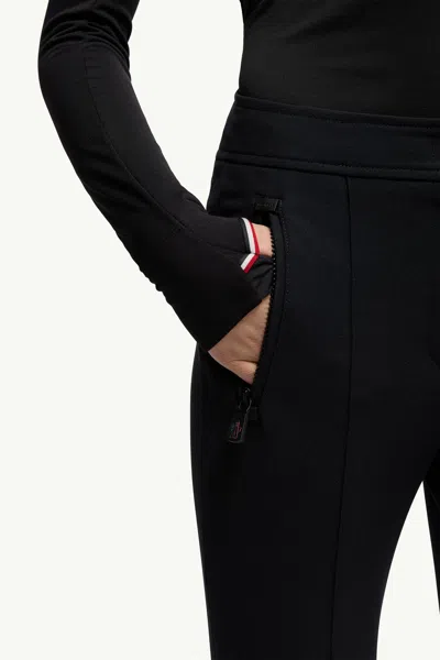 Moncler Grenoble Black Stretch Polyester Blend Pant