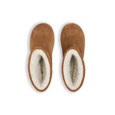 Balenciaga Suede Ankle Boots Round Toe In Brown