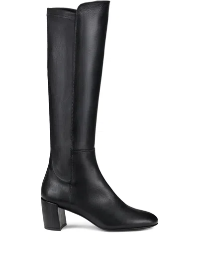 Agl Attilio Giusti Leombruni Agl Lynn High Heeled Nappa Boot In Black