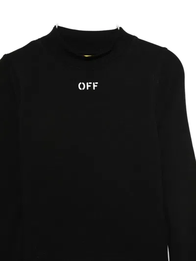 Off-white Logo-print T-shirt In Black