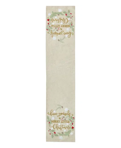 Elrene Have Yourself A Merry Little Christmas Fabric Runner, 14" X 70" In Multi