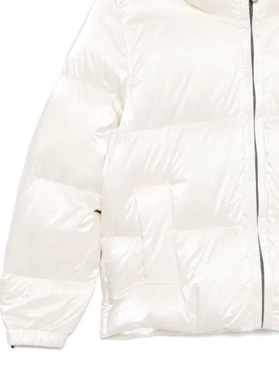 K-way Hooded Jacket In White