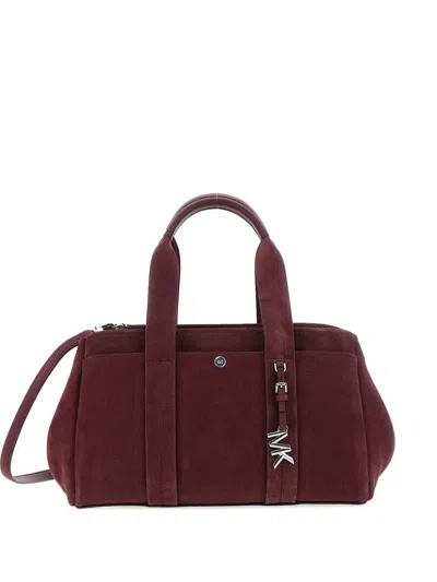 Michael Michael Kors Sm Ew Satchel In Burgundy