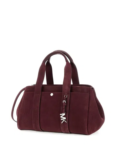 Michael Michael Kors Sm Ew Satchel In Burgundy