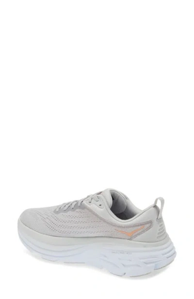Hoka Bondi 8 Running Shoe In Gray