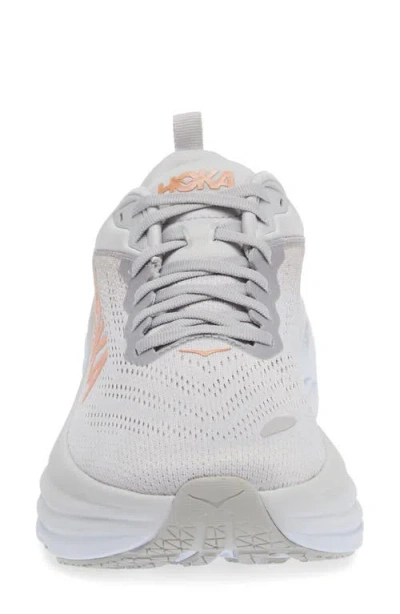 Hoka Bondi 8 Running Shoe In Gray
