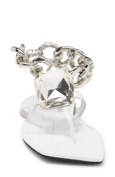 Jeffrey Campbell Ring On It Sandal In White