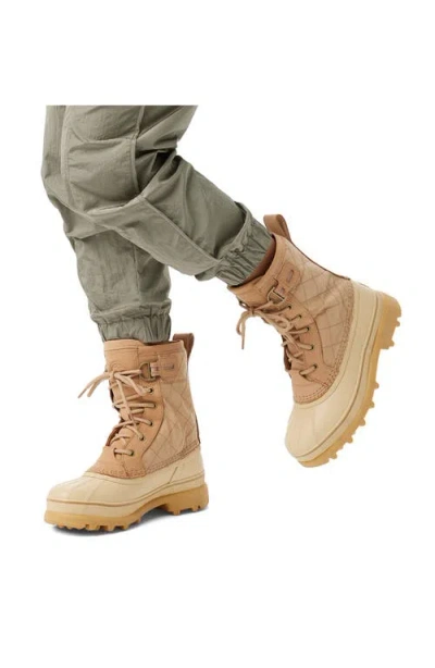 Sorel Caribou Royal Waterproof Canvas Boot In Brown
