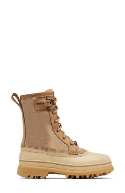Sorel Caribou Royal Waterproof Canvas Boot In Brown
