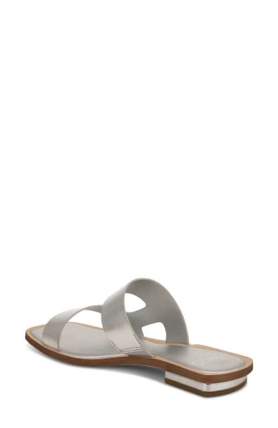 Sarto By Franco Sarto Emily Slide Sandal In Silver