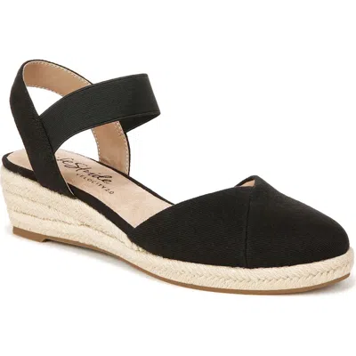 Lifestride Women's Kimmie Wedge Espadrilles In Black