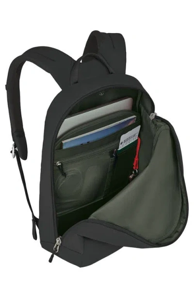 Osprey Large Arcane Recycled Polyester Commuter Backpack In Black