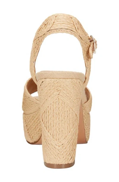 Marc Fisher Ltd Calyn 2 Platform Sandal In Neutral