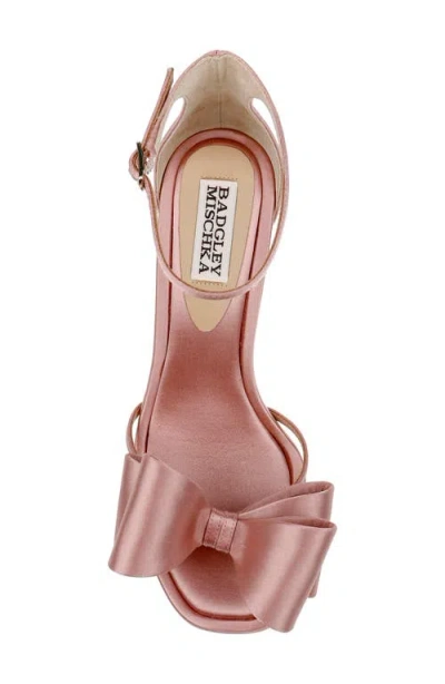 Badgley Mischka Collection Alysha Ankle Strap Sandal In Pink