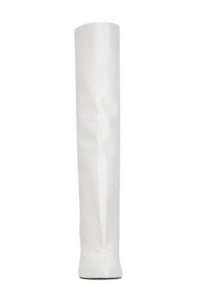 Marc Fisher Ltd Gentle Pointed Toe Knee High Boot In White