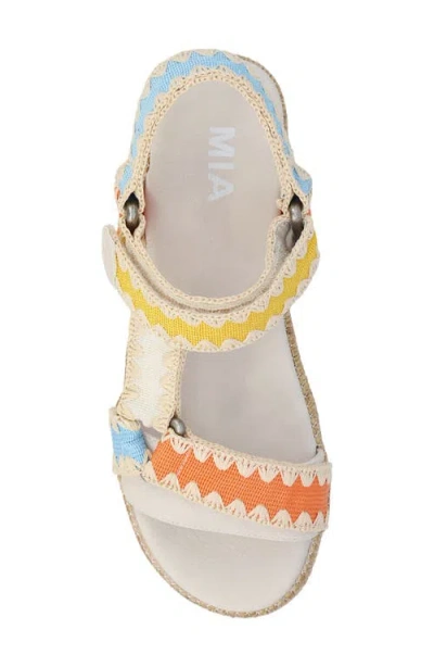 Mia Women's Malti Flatform Round Toe Sandals In Multi