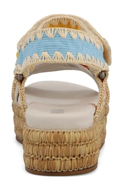 Mia Women's Malti Flatform Round Toe Sandals In Multi