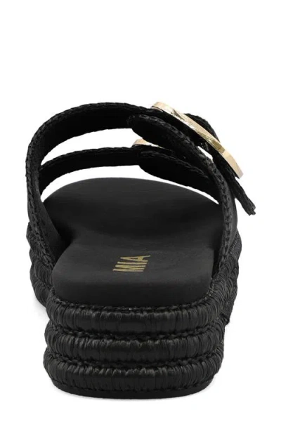 Mia Women's Mieko Flatform Slip-on Slide Sandals In Black