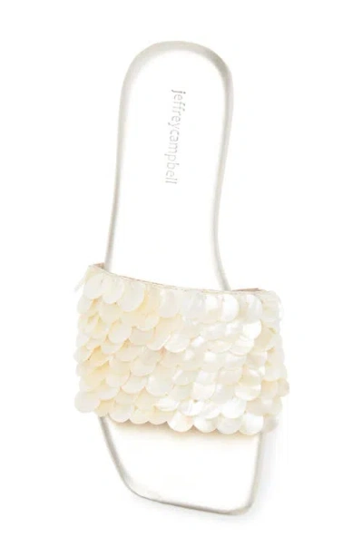 Jeffrey Campbell Fishy Slide Sandal In Multi