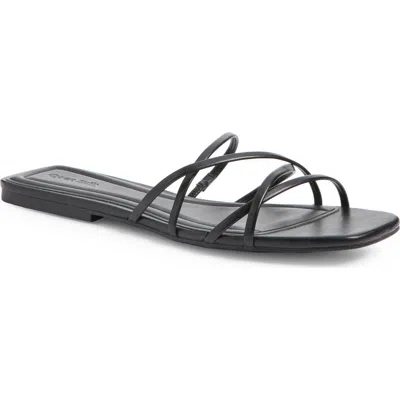 Open Edit Korva Slide Sandal In Black