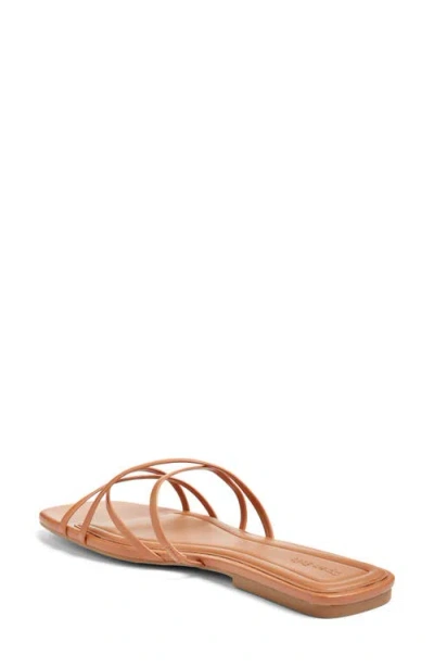 Open Edit Korva Slide Sandal In Brown