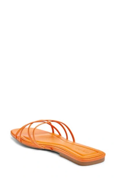 Open Edit Korva Slide Sandal In Orange