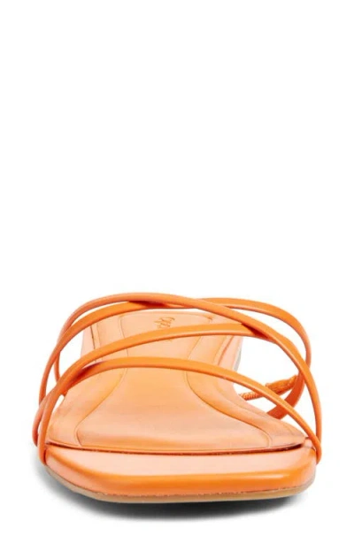 Open Edit Korva Slide Sandal In Orange
