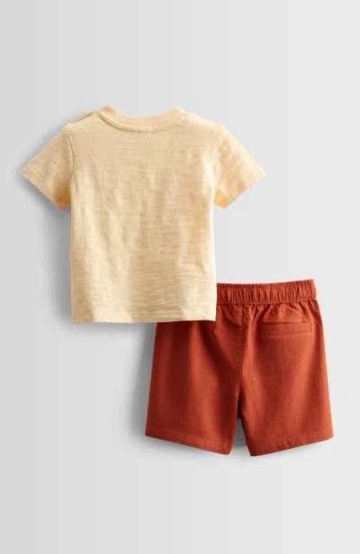 Nordstrom Graphic T-shirt & Drawstring Shorts Set In Multi