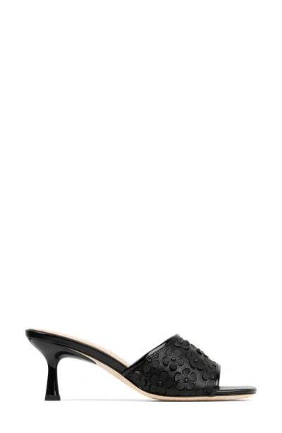 Donald Pliner Rikki Kitten Heel Slide Sandal In Black