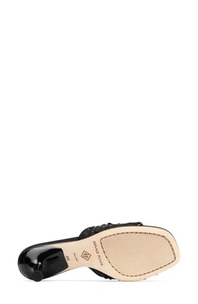 Donald Pliner Rikki Kitten Heel Slide Sandal In Black