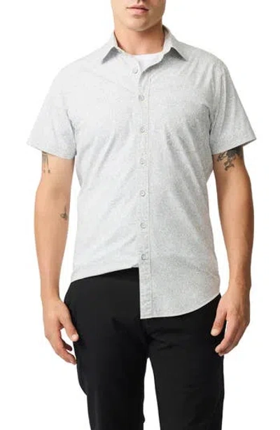 Rodd & Gunn Blenheim Short Sleeve Button-up Shirt In Neutral