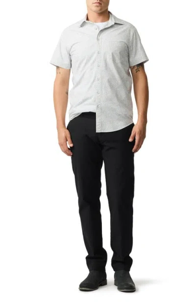 Rodd & Gunn Blenheim Short Sleeve Button-up Shirt In Neutral