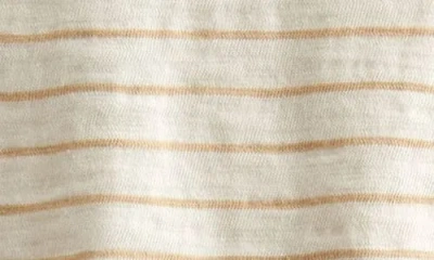 Nordstrom Stripe Short Sleeve Henley & Drawstring Shorts Set