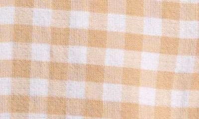 Nordstrom Print Cotton Henley Romper & Hat Set In Neutral