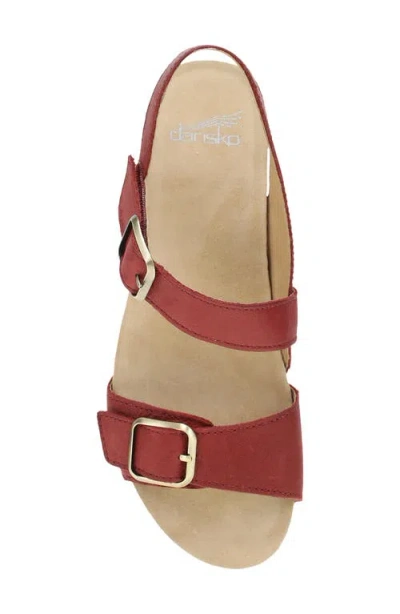 Dansko Trinity Sandal In Red
