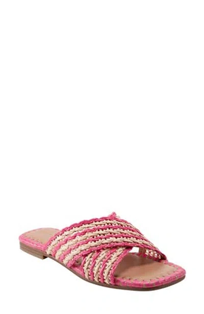 Marc Fisher Ltd Nylie Slide Sandal In Pink