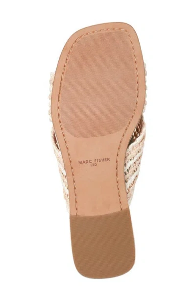 Marc Fisher Ltd Nylie Slide Sandal In Brown