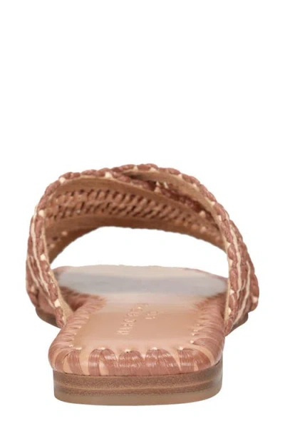 Marc Fisher Ltd Nylie Slide Sandal In Brown