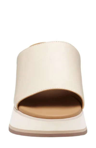 Johnston & Murphy Colleen Platform Wedge Slide Sandal In Neutral