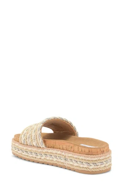 Steve Madden Beller Platform Slide Sandal In Multi