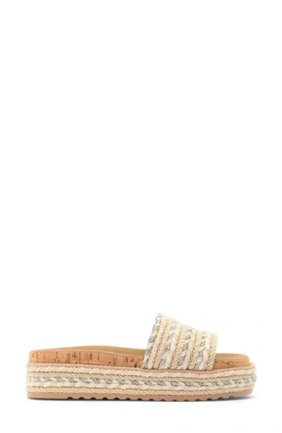Steve Madden Beller Platform Slide Sandal In Multi