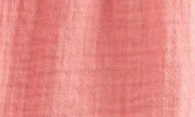 Nordstrom Flutter Sleeve Cotton Gauze Top & Shorts Set In Pink