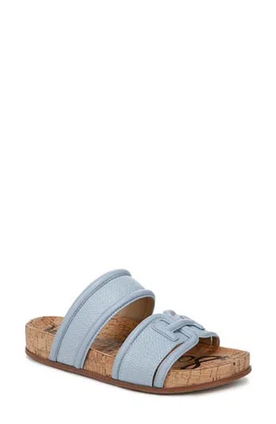 Sam Edelman Rowan Platform Sandal In Blue