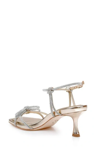 Badgley Mischka Collection Dandelion Ankle Strap Sandal In Gold